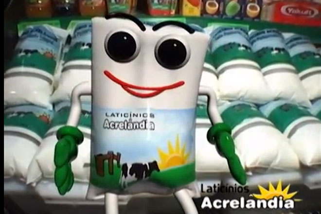Dancing character from a Brazilian milk commercial.